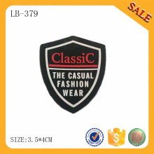 LB379 High quality 3d silicone clothing label,custom silicone logo label wholesale